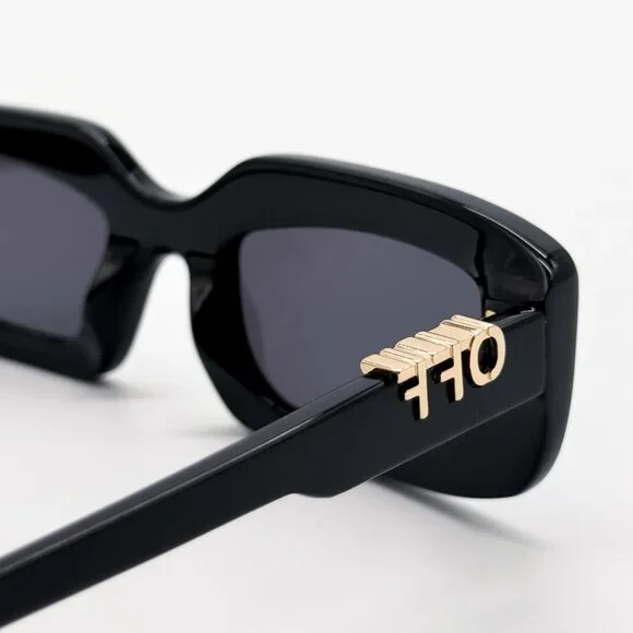 NEW OFF-WHITE OERI13C RENTON 1007 SUNGLASSES WOMEN BLACK  display picture 2
